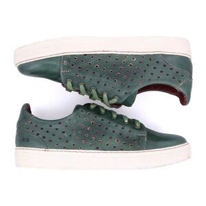Bed|Stu Green Leather Sneakers – Women’s Size 7